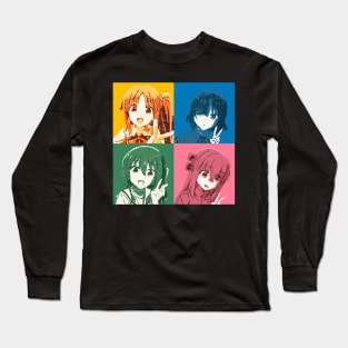 Bocchi the rock | blur parody concept Long Sleeve T-Shirt